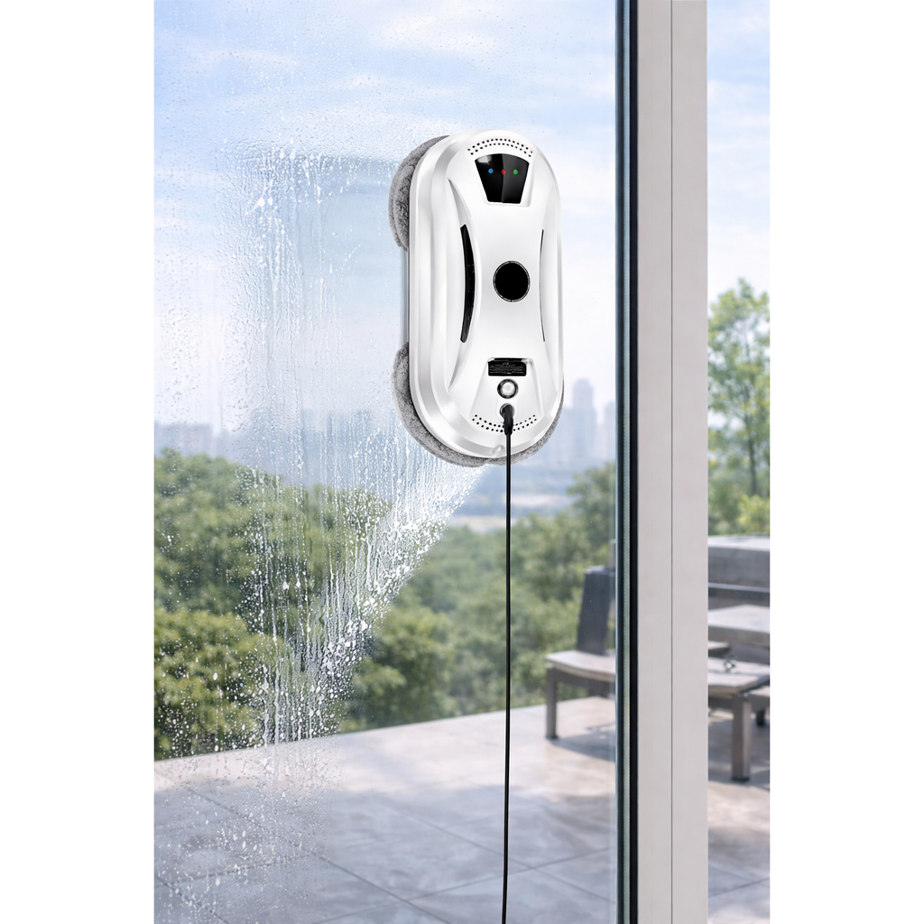 Robot lave-vitres électrique avec télécommande pour fenêtres