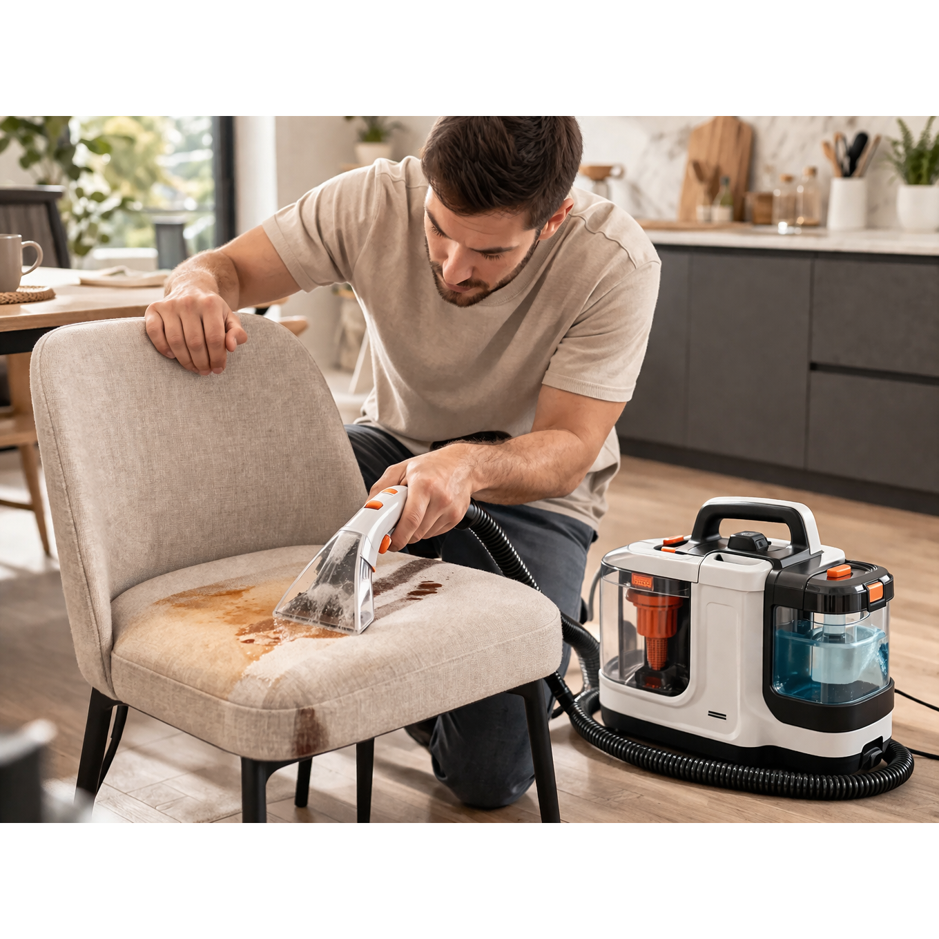 Shampouineuse tapis et canapé pour nettoyage en profondeur